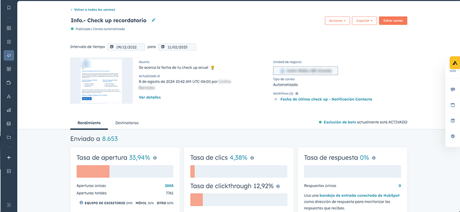 4- automatiza los chequeos preventivos con tus pacientes